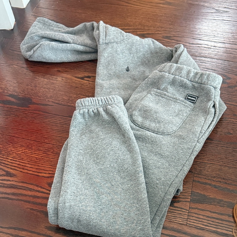 Volcom Kids Heather Gray Joggers